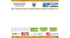 Desktop Screenshot of collegecanada.net