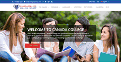 Desktop Screenshot of collegecanada.com